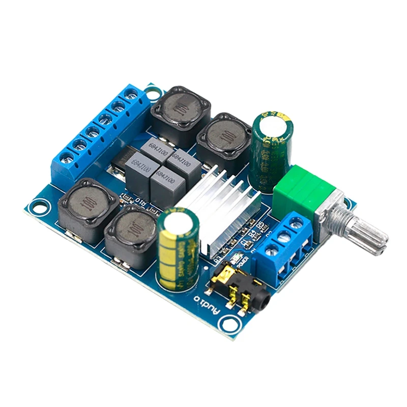 

TPA3116D2 стерео DC 5V 24V 2X50W высокомощный цифровой аудио усилитель для дома аудио автомобильные динамики DIY