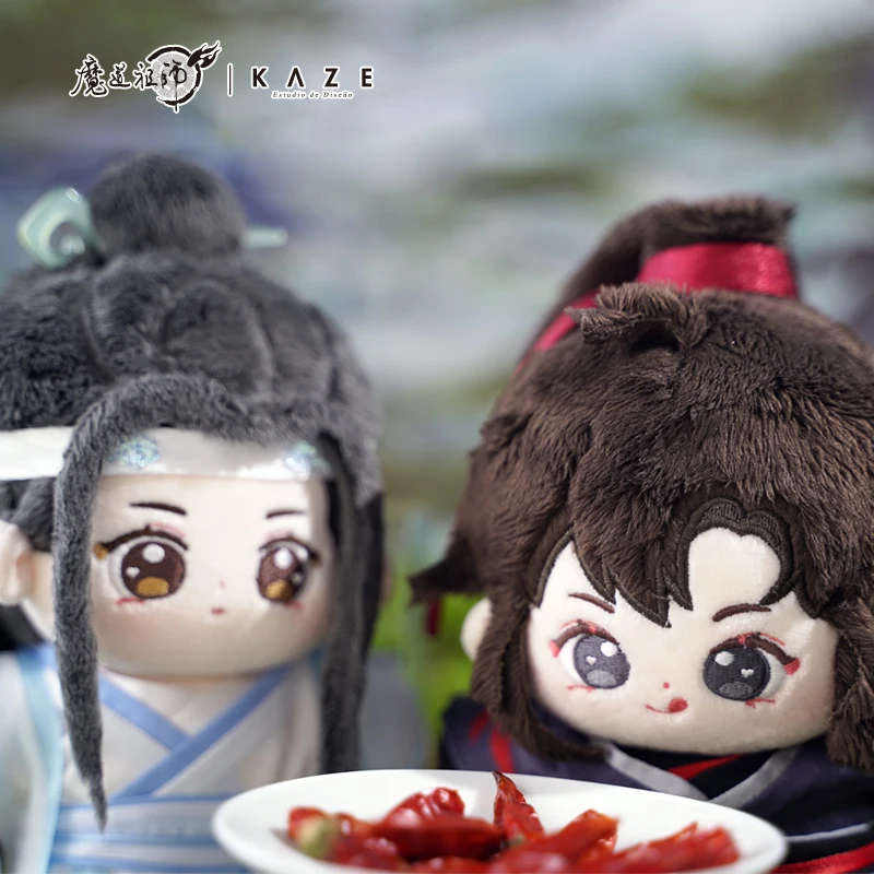 

Официальный Оригинальный аниме Mo Dao Zu Shi Wei Wuxian Lan Wangji MDZS 15 см Плюшевая Кукла наряд игрушка косплей подарок на день рождения BL