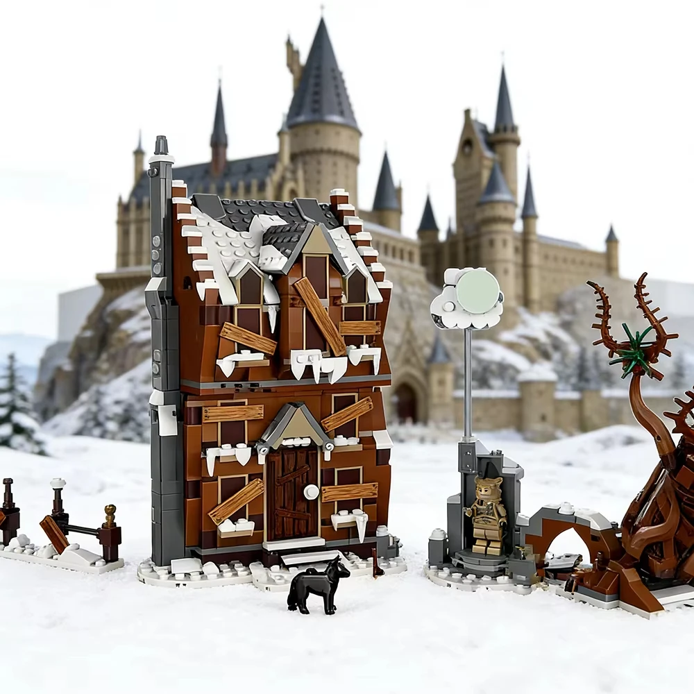 Фото Конструктор MOC: Модель «Кричащая хижина» из фильма «Волшебник страны Оз», игрушка для самостоятельной сборки, подарок на день рождения и Рождество №2