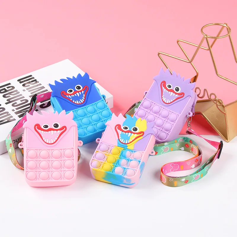 

Silicone Bubble Bag Popite for Girl Gifts Funny Squeeze Toy Anti-stress Toys Chidren's Popits Bag Poppit Fidget Toys Stretch