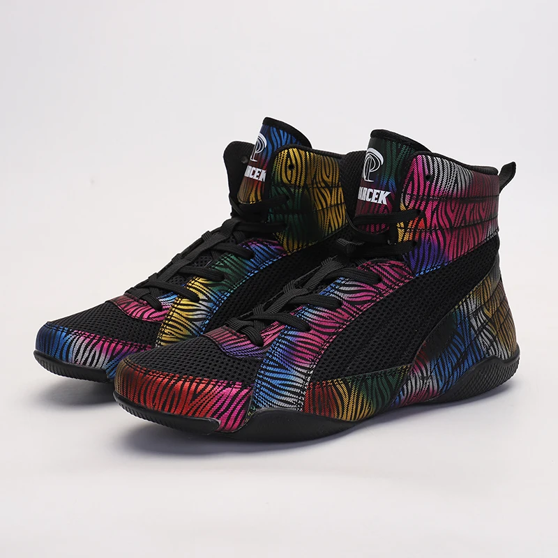 2021 Fashion Brand Professional Wearable Martial Arts Shoes Pu Flat Shoes 36-46 Soft Bottom Beef Tendon Bottom Sneakers