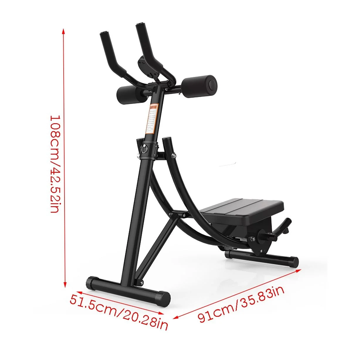 Folding Ab Rollers Crunch Gliders LCD Display Abdominal Coaster Machine Body Muscle Training Workout Home Gym Fitness Equipment images - 6