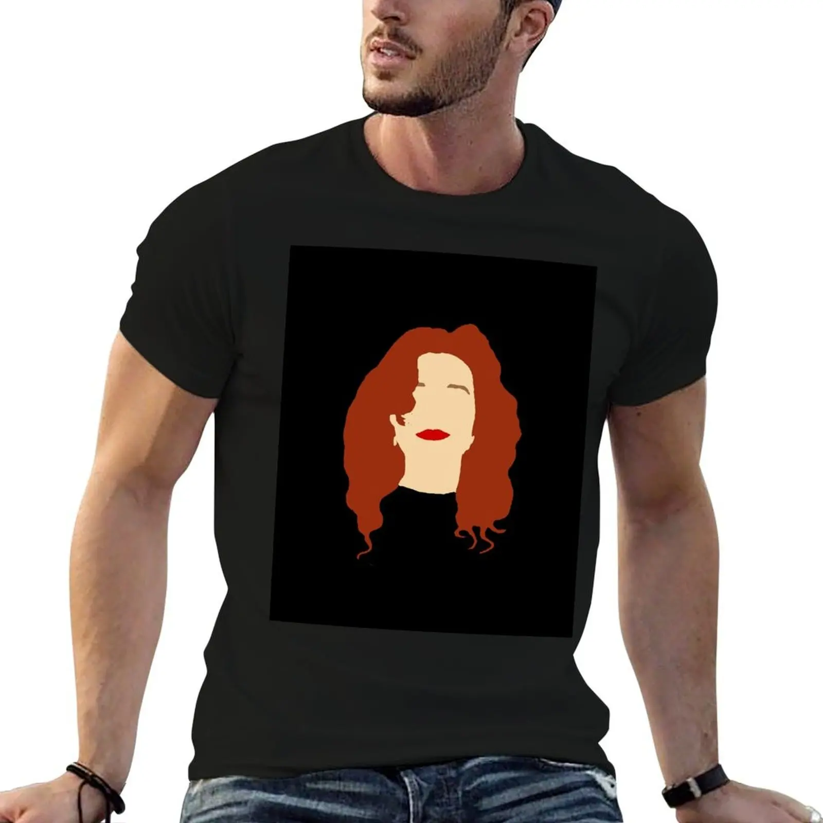 Футболка Tori Amos с цветным рисунком 01 милые топы тяжелые весы мужская одежда