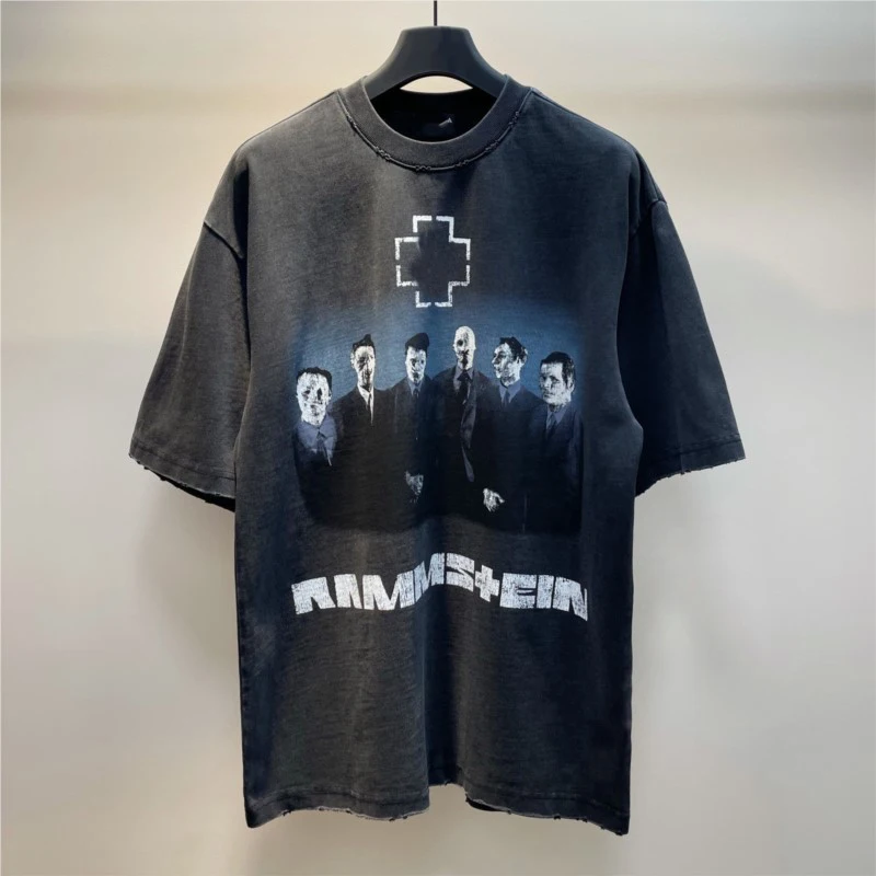 

Футболка мужская оверсайз с коротким рукавом, из хлопка, в стиле хип-хоп