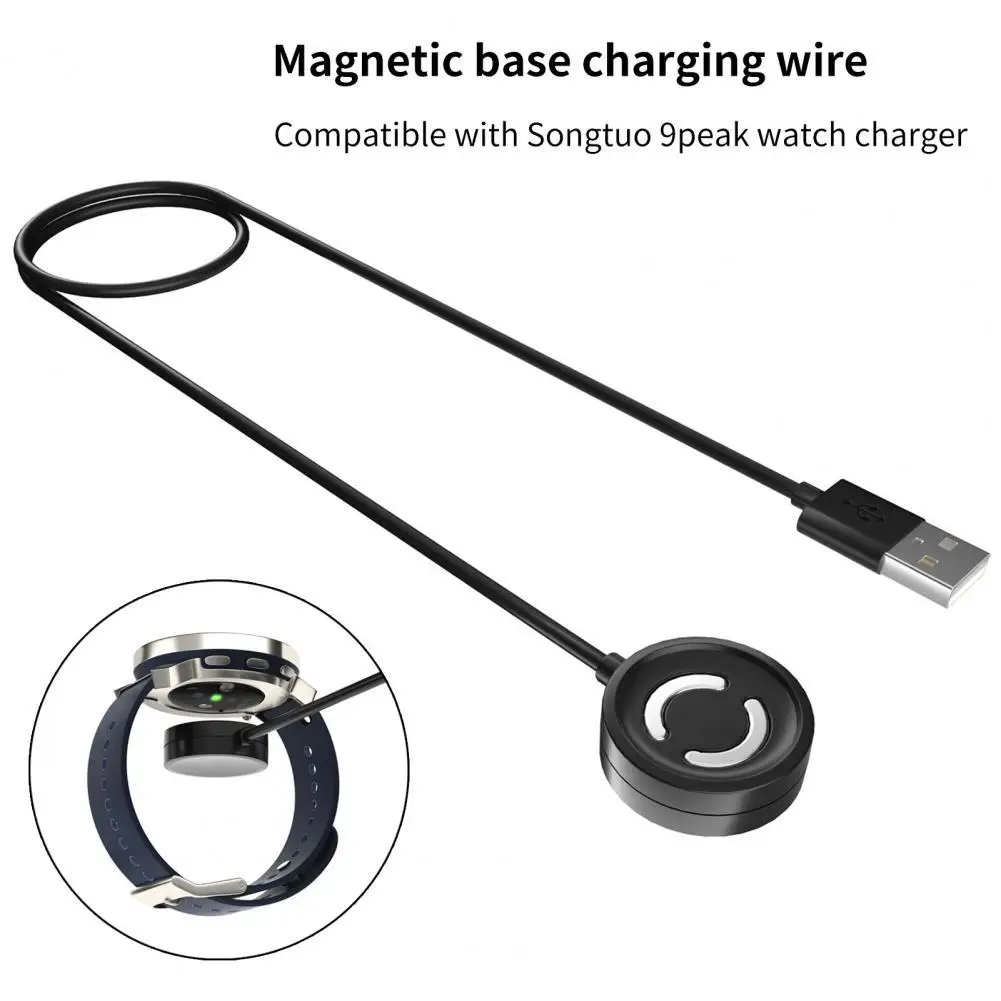 

Compact Great Bracelet Wristband Fast Charging Dock Black Charging Stand Overload Protection