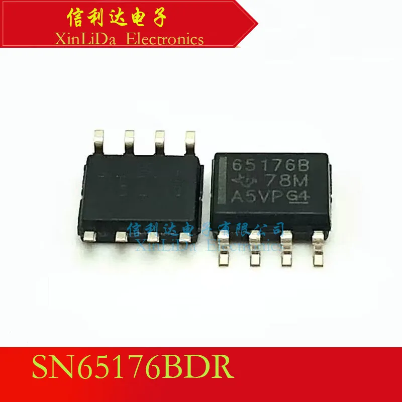 SN65176BDR SN65176 маркировочный код 65176B SOP8 RS485 / RS422 чипы трансивер Новый и оригинальный