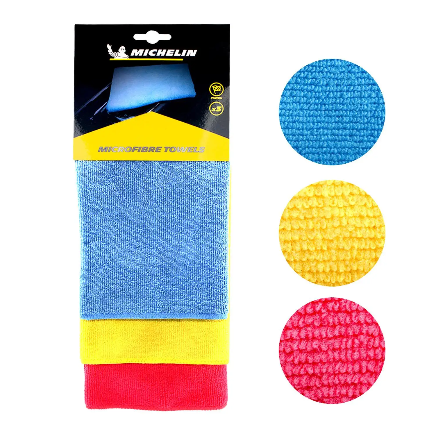 

3 шт., полотенце из микрофибры, 40 х40 см