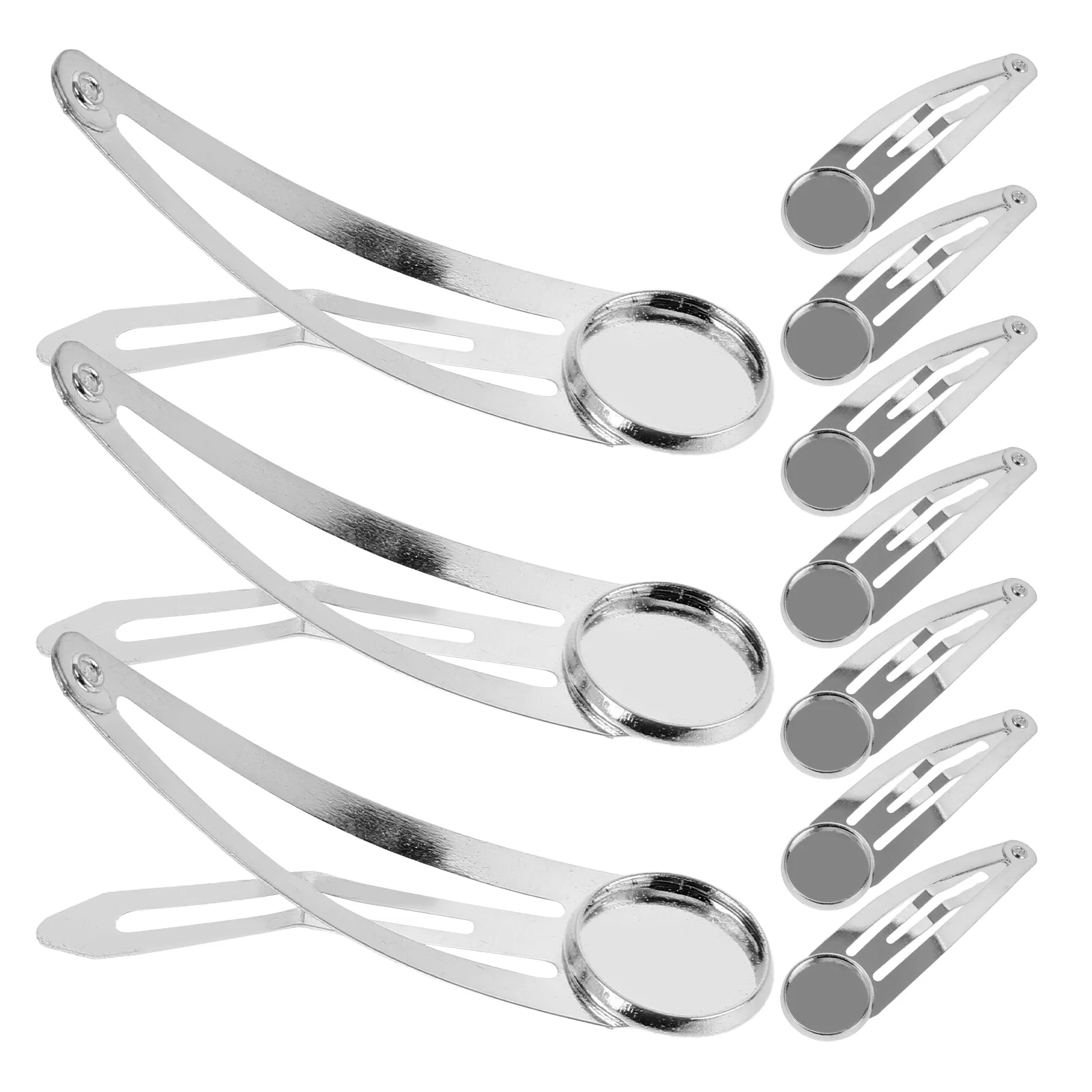 10 Pcs Hairpin Women's Clips for Girls Blank Bases Barrettes Bobby Pins Accessories