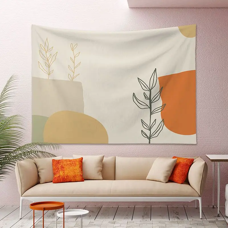 

Nordic Ins Background Fabric, Bedroom Bedside, Warm Dormitory Essential Wall Fabric, Room Decoration, Mesh Red Hanging Cloth