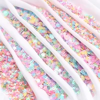 macaroon paillettes pvc confetti glitter sequins for crafts nail art decoration paillettes sequin diy sewing accessories 10g