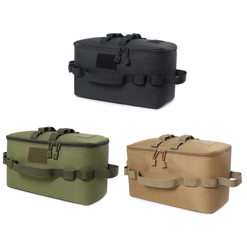 

Outdoor Camping Gas Tank Storage Bag Scratch Resistant Large Capacity Ground Nail Tool Bag Gas Canister Picnic Cookware Pot Pan