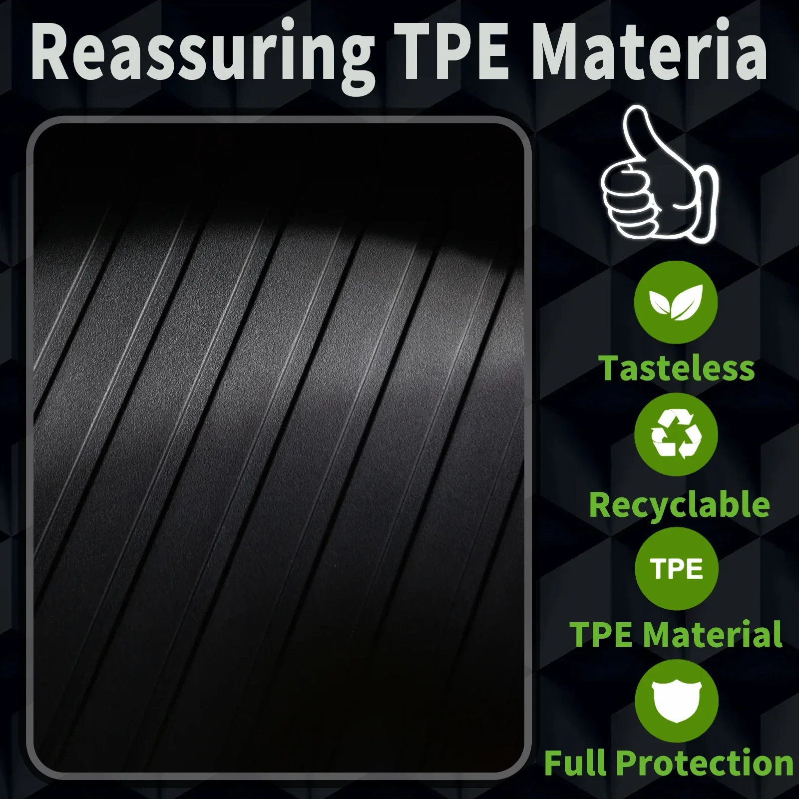 Коврики для пола и багажника автомобиля Nissan Note E12 (2014-2019), 3D TPE, без запаха, водонепроницаемые (не для леворульных авто) (art.: 3920db2c29bb5) - 3920db2c29bb5