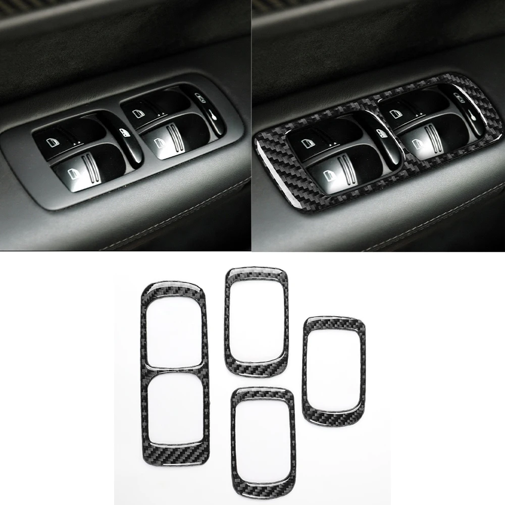 Панель переключателя подъема окна декоративная крышка наклейки для Cayenne S gts Turbo