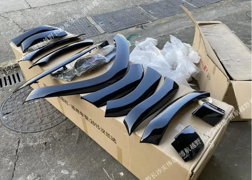 12 шт. для Toyota RAV4 2009 2010 2011 2012 колесо бровей круглая дуга расширители крыла комплект