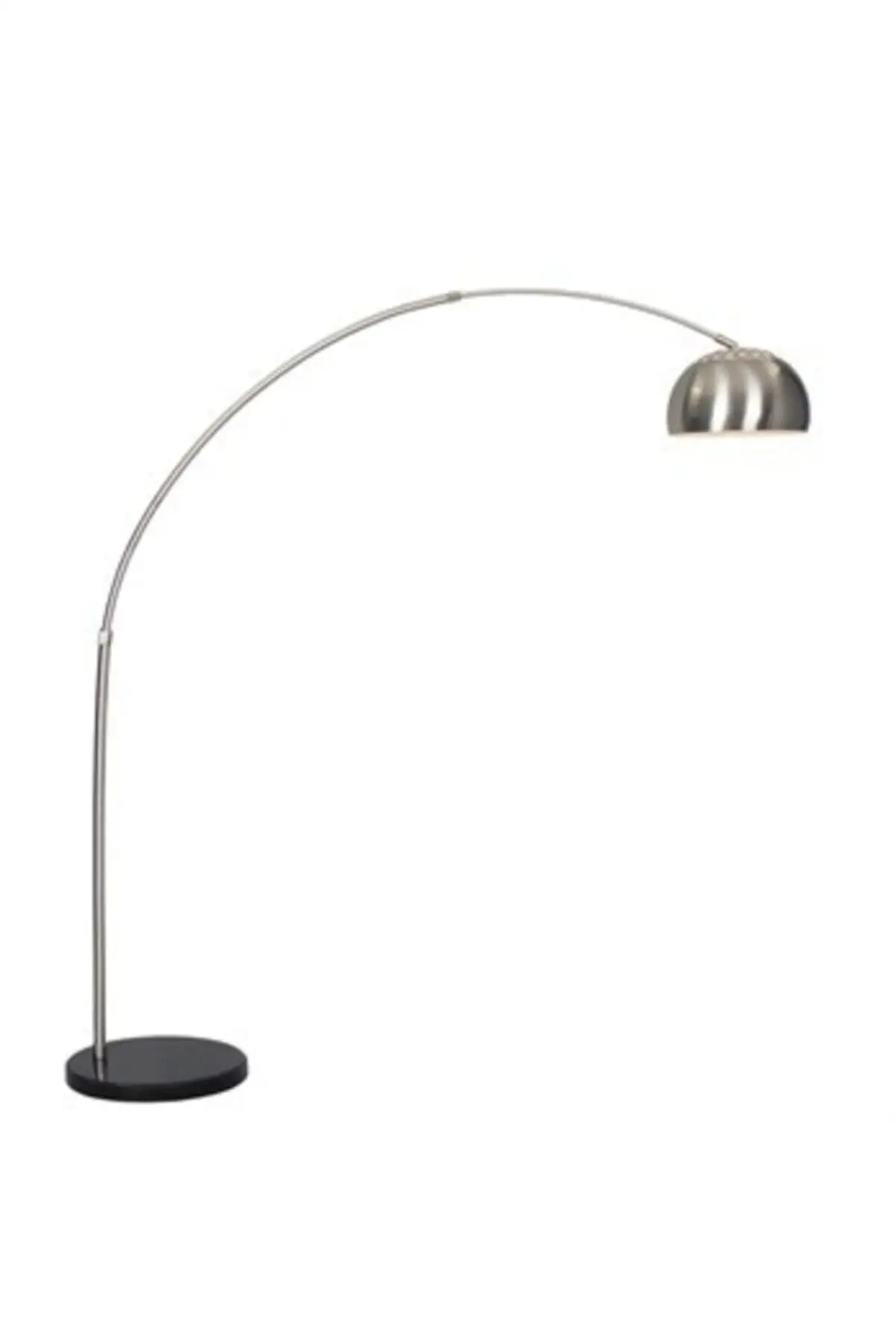 

Напольная хромированная лампа Camel Neck, луна 170 см.