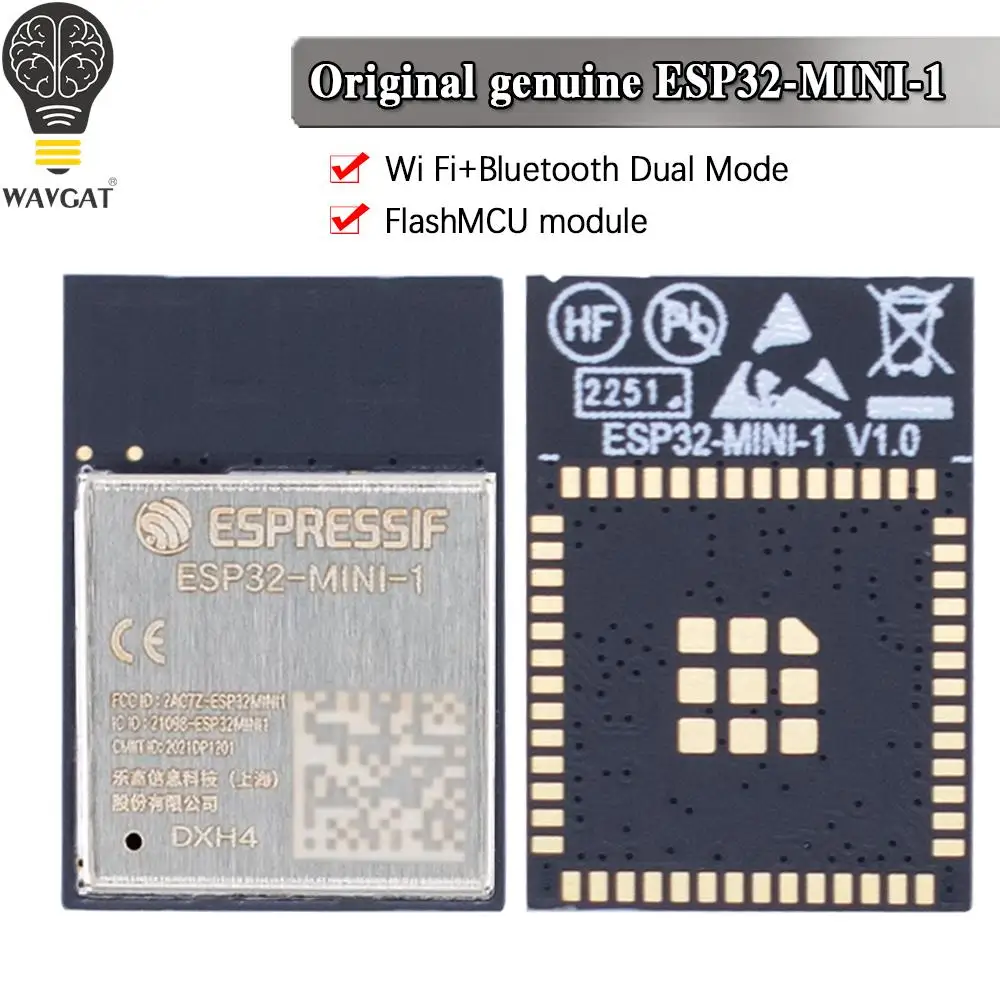 ESP32-MINI-1Wi-Fi беспроводной модуль ESP32 S2 Mini 4 МБ, флэш-память ...