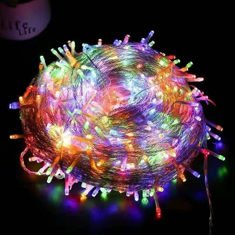 

100M 50M 30M 10M Holiday Led Christmas Lights Outdoor LED String Lights Fairy Lighting Decoration for Party Wedding Home Garland
