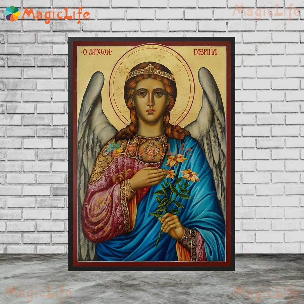 Арчанель Габриэль православный Хранитель Ангел религия настенные картины для