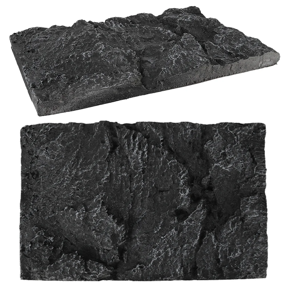 

2pcs Aquarium Background Boards Terrarium Turtle Tank Background Decoration