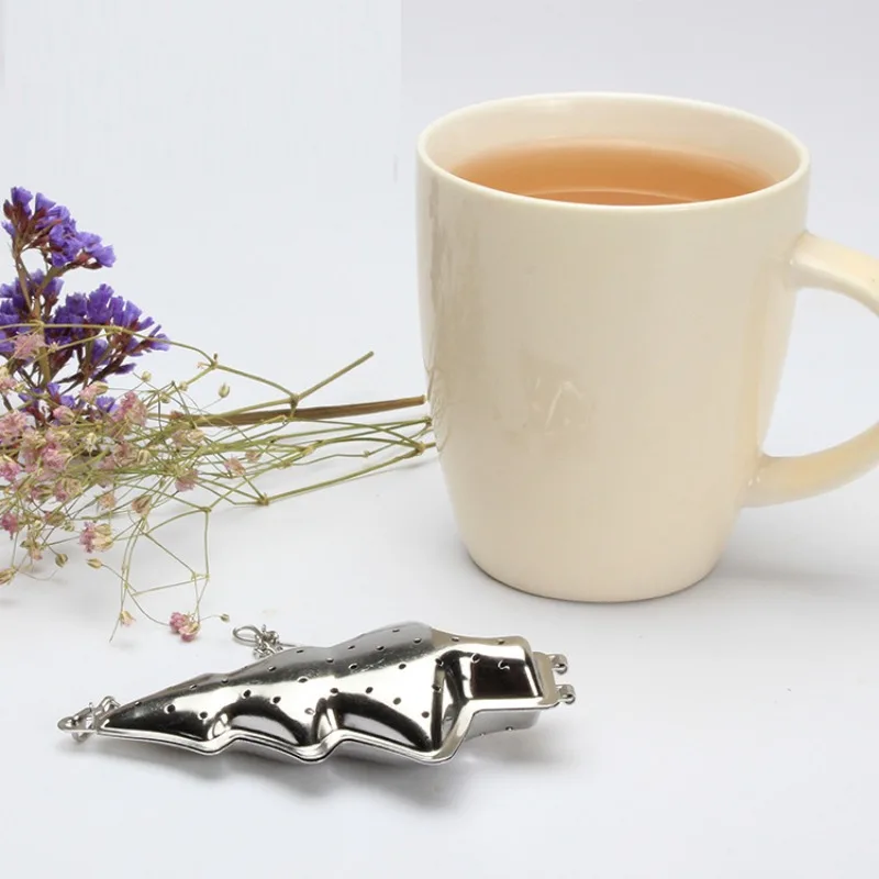 Ситечко для чая в форме рождественской елки из нержавеющей стали