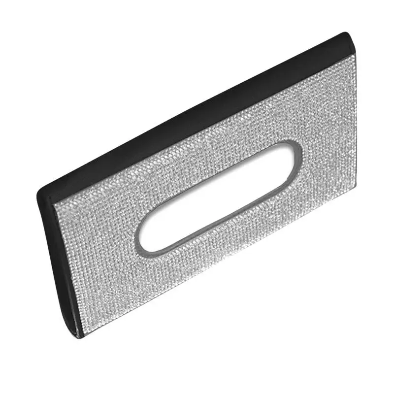 

Чехол для салфеток на автомобильный козырек, блестящий держатель для салфеток на автомобильный козырек, бумажный чехол для полотенца с иск...