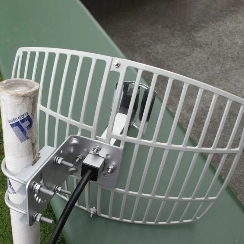 wifi 2.4Ghz antenna Ultra Long Range antenna Extender Directional Parabolic Grid Outdoor wifi 2.4G high gain 15dBi