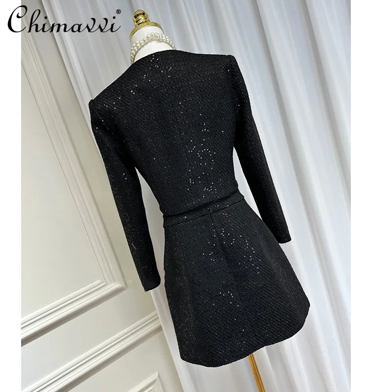 Высококачественные комплекты юбок женские осенние новые модные подплечники с