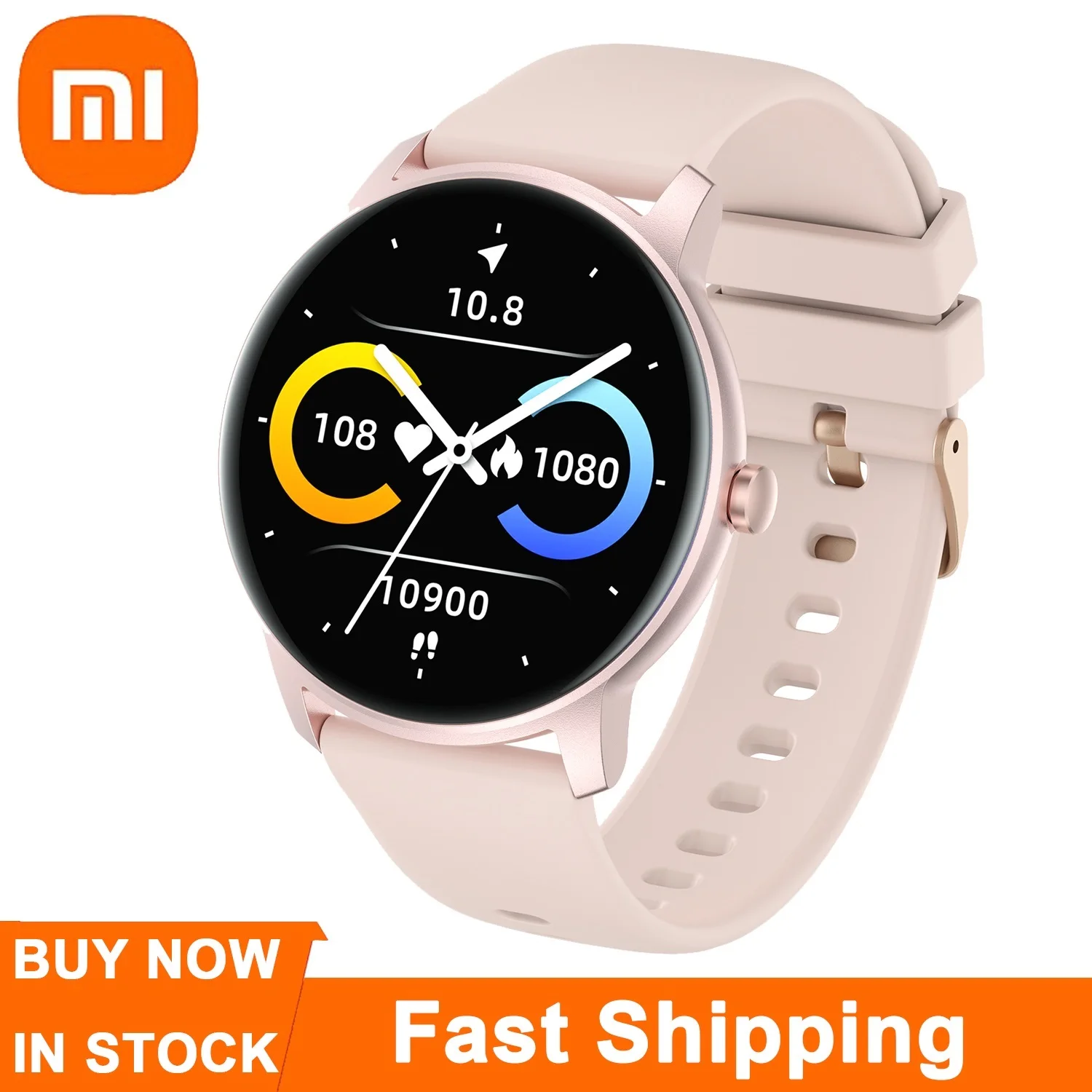 

Умные часы XIAOMI Xiaomi Mijia для мужчин и женщин, спортивные наручные часы с монитором сердечного ритма и мониторингом здоровья, многоязычные часы...