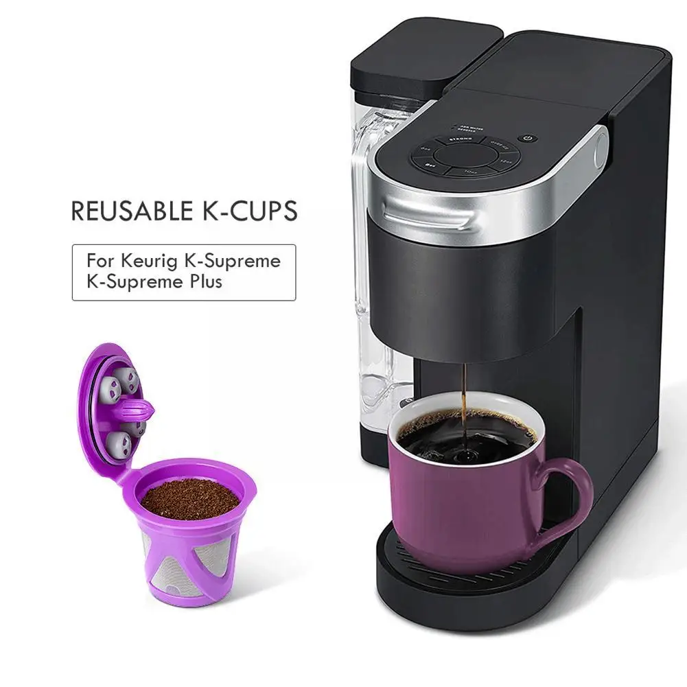 Фото Кофейная капсула для K-Cup Keurig K Supre и K Supre Plus, кофейник с фильтром, многоразовый кофейник из нержавеющей стали E1J7 №4