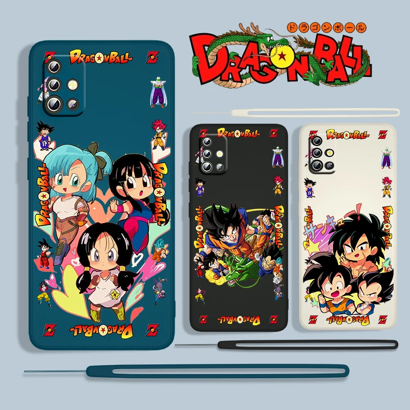 

Anime Boy Son Goku For Samsung Galaxy A73 A53 A33 A52 A32 A22 A71 A51 A21S A03S A30S A50 Liquid Rope Phone Case Cover Coque Capa