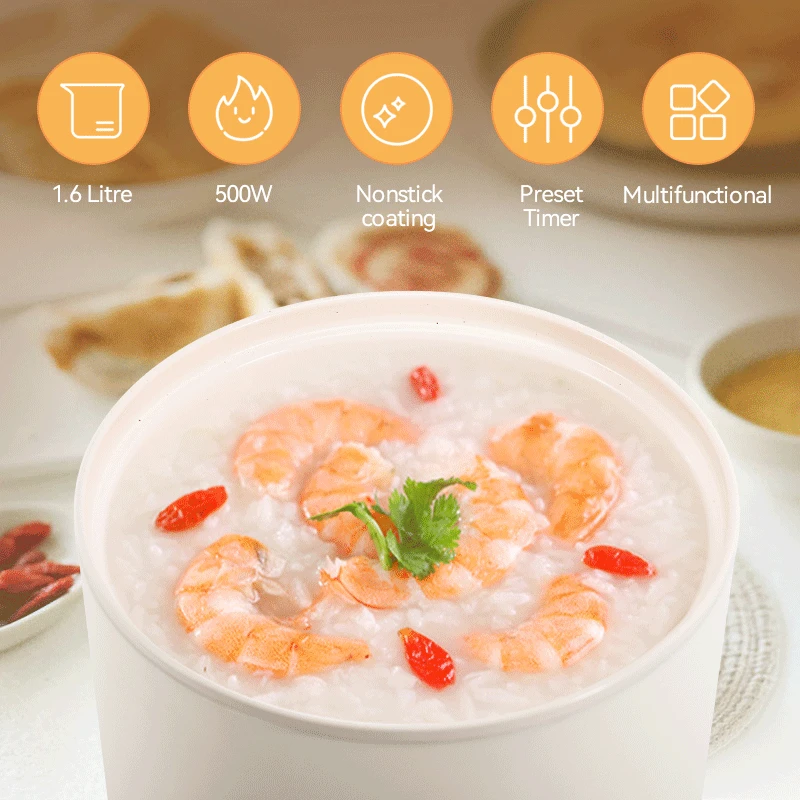 500 Вт 1 6 л с антипригарным покрытием портативная электрическая сковорода