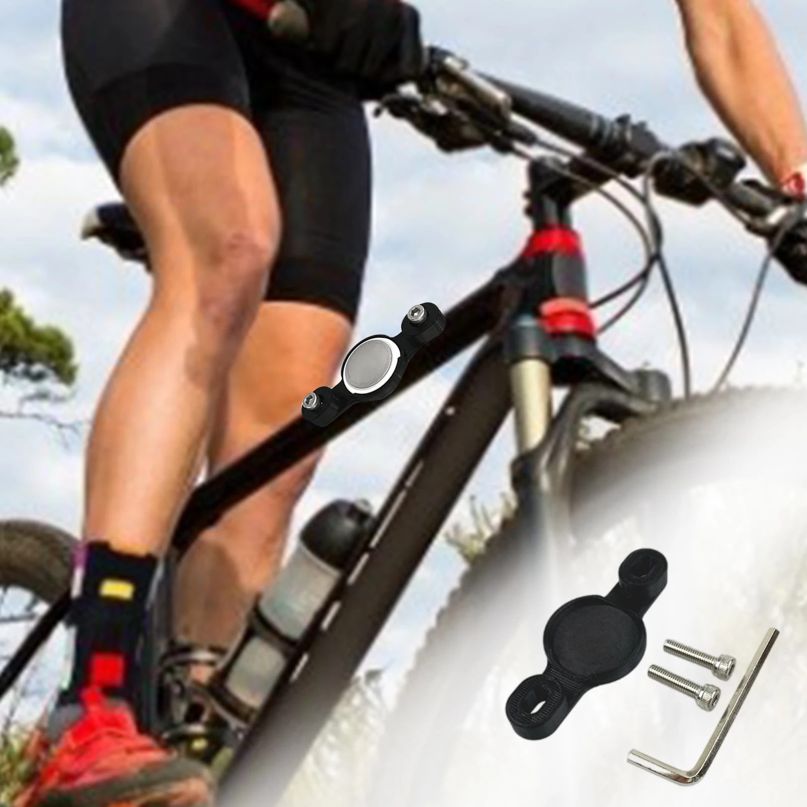 

Bike Mount Locator Protective Cover Light Bicycle Mount Tracker Holder Bike Mount Locator Cover Anti-Theft Tracker Positioner