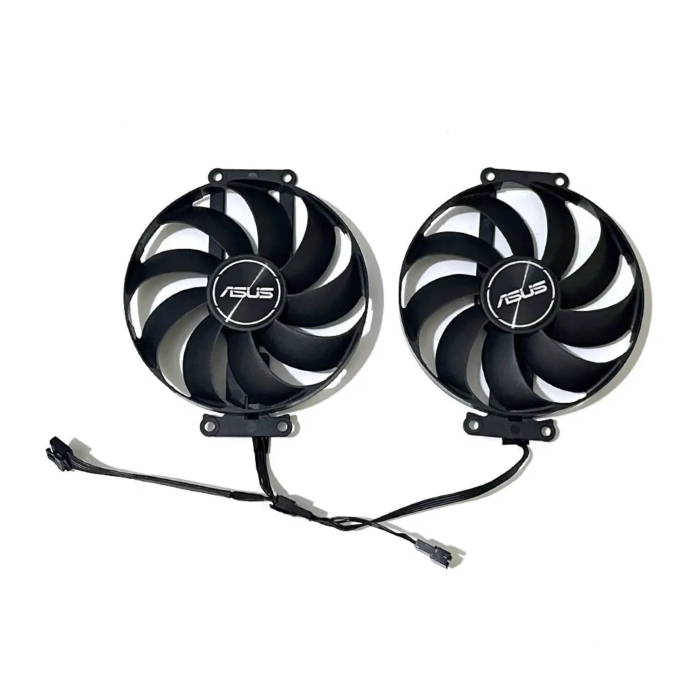 Фото НОВЫЙ оригинальный 1 комплект охлаждающего вентилятора RTX3060 GPU 87 мм для видеокарты ASUS Dual RTX 3050 3060 3060TI Mini GTX 1650 1660S RX 6500 6400XT №3