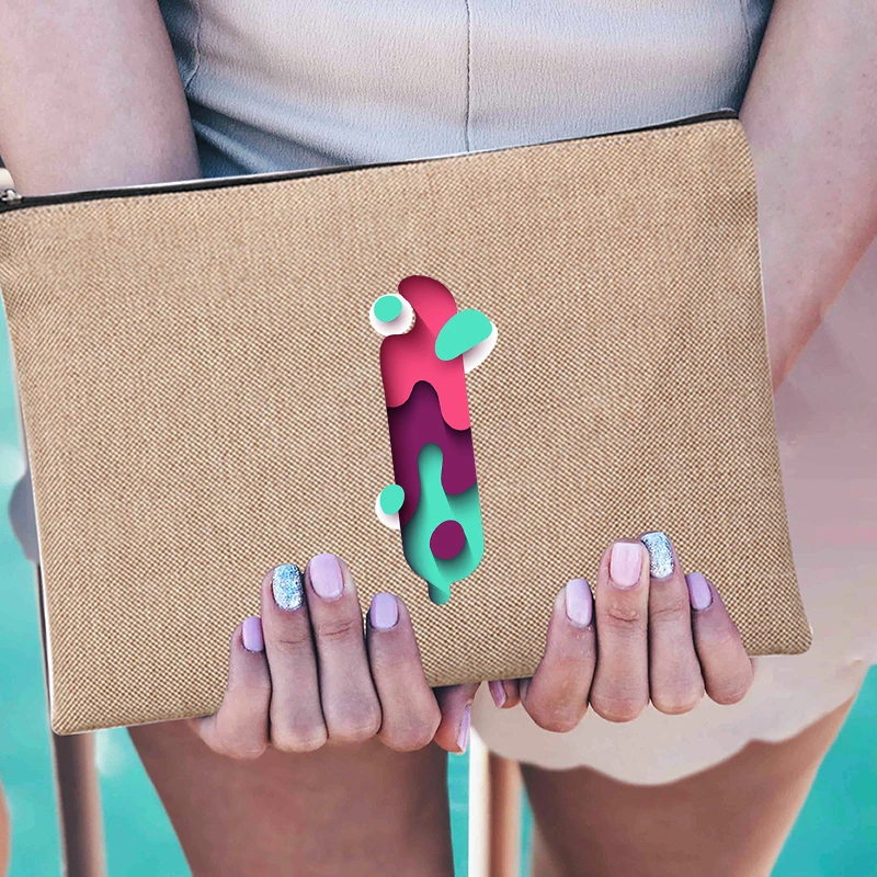 

Cosmetic Bag Women Mallow Letters Fashion Clutch Goods of Every Description Are Available Cosmet for Woman Organizer Make Up Bag