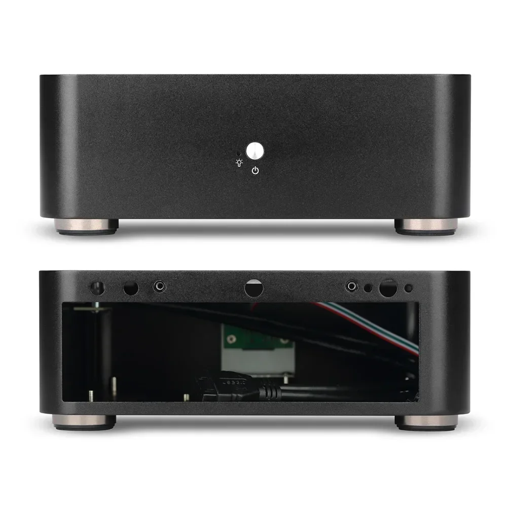 Корпус для компьютера RGeek L65S Mini ITX, USB 2.03.0, алюминиевый корпус для мини-ПК, шасси HTPC (art.: 3920db32ebbf6) - 3920db32ebbf6