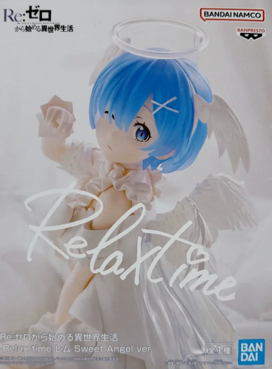 Фото Banpresto Re:Zero Relax Time Рем и Рам, версия Sweet Angel Коллекционные фигурки персонажей аниме, игрушки, подарки на праздники №4