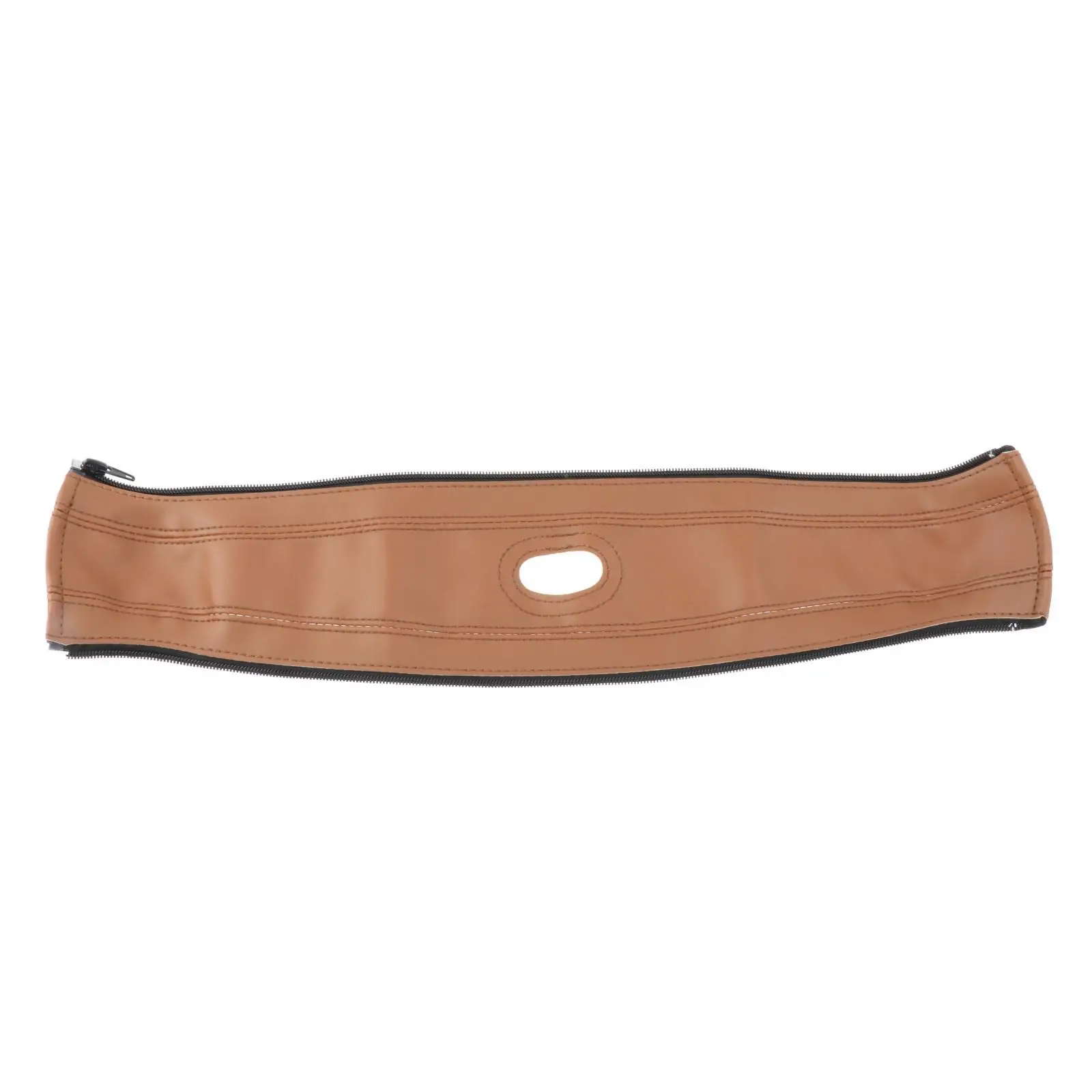 

Removable Baby Stroller PU Leather Replacement Armrest Protective Cover Zipper Pushchair