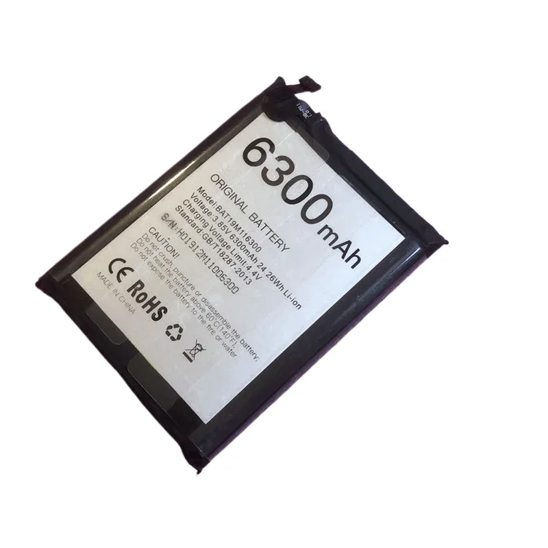 Фото Аккумулятор для Doogee S68 Pro 6300 мАч Li-Ion перезаряжаемый BAT19M116300, аксессуары для мобильных телефонов №5
