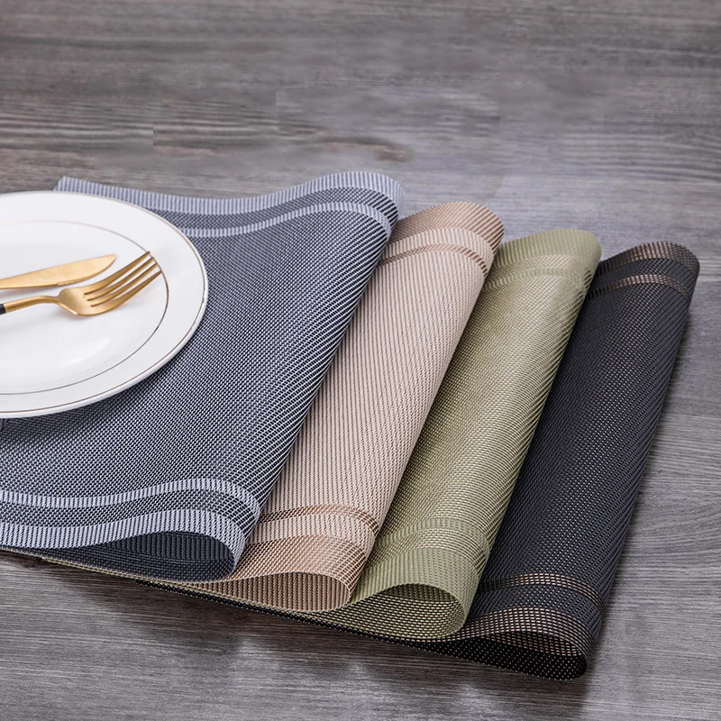 1 шт. современная элегантная салфетка из ПВХ коврик для обеденного стола