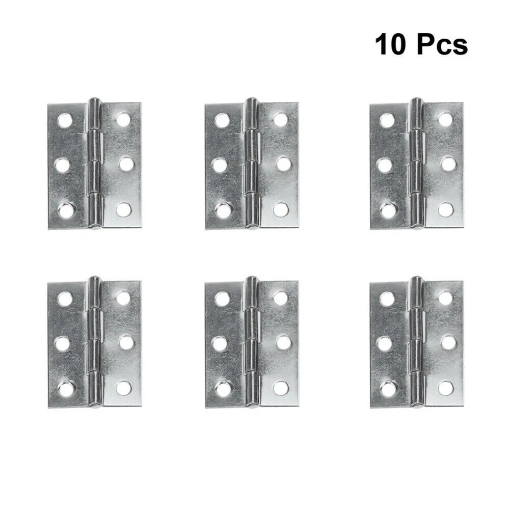 

Durable New Practical Hinges Replacement Folding Internal Door Replace Silver Stainless Steel 10Pcs Accessories