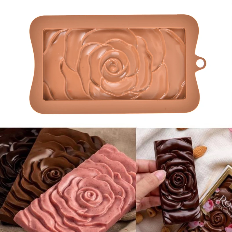 

New Flower Chocolate Mold Cake Silicone Cookie Cupcake Molds Soap Mould DIY