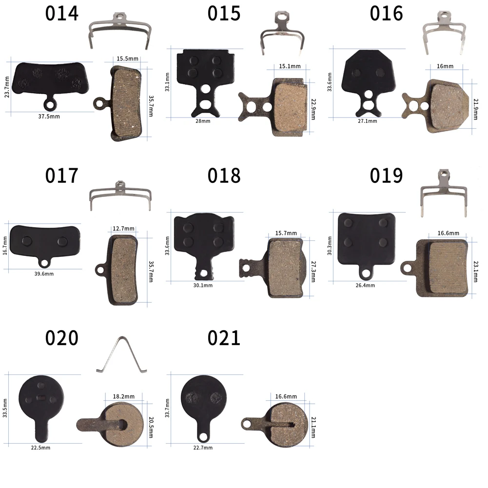 

Bicycle Bike Disc Brake Pads Semi-metal Latch Resin Cycling Accessories Road Mountain Bike Bicycle Accessories Equipments