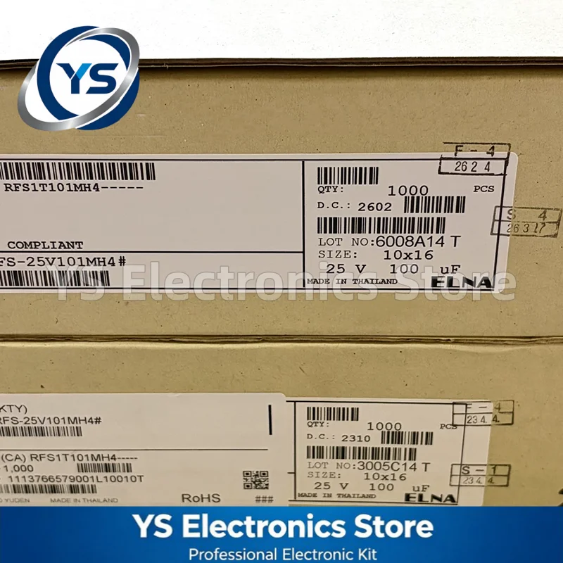 10-100 шт. 35V100UF ELNA RFS SILMIC II Series 10X20mm HiFi аудиоконденсатор RFS-35V101MH5 #   100UF35V 35V 100UF Оригинальный и новый (art.: 3920dc11f500e) - 3920dc11f500e