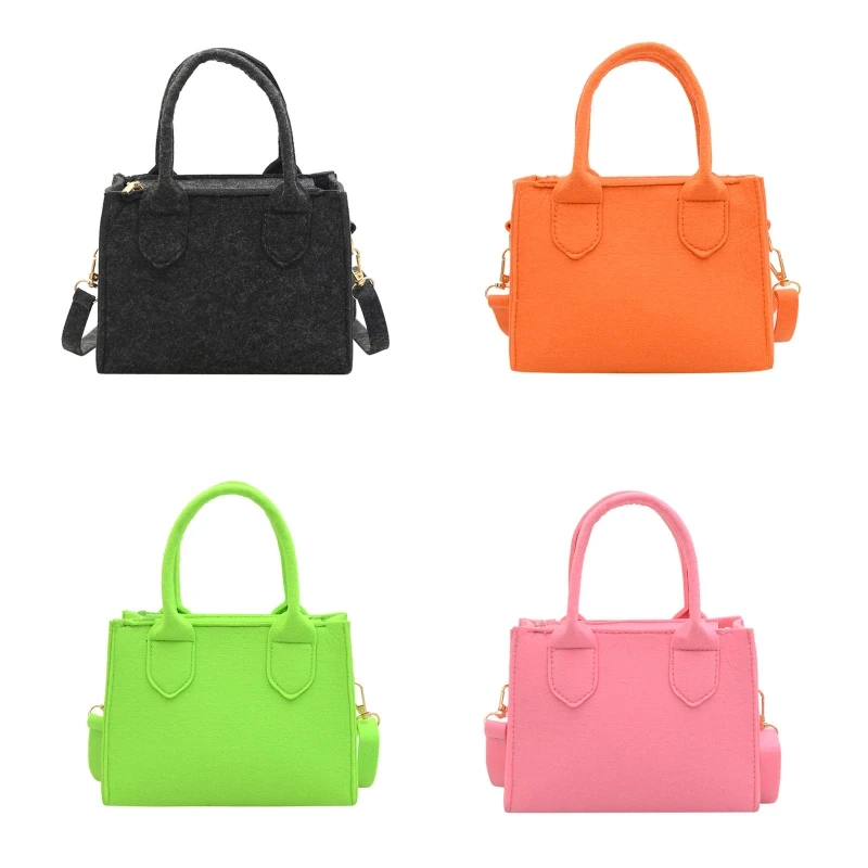 

Women Girl Small Felt Handbag Shoulder Messenger Crossbody Shopping Bags Satchel Tote Purse Drop Shipping