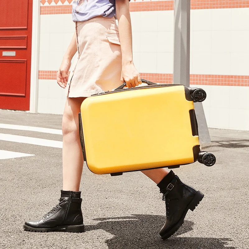 OIWAS Travel Spinner Luggage 20/24 inches Carry On Rolling Suitcase Men Woman Fashion Trolley Case Business Boarding Box
