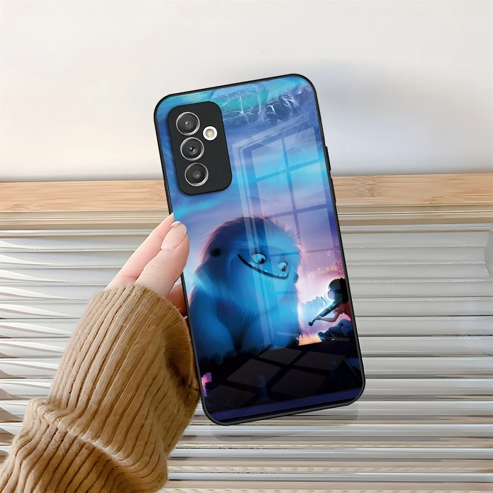 Чехол для телефона Abominable Glass Samsung Galaxy S24 S25 S20 S21 S22 S23 Ultra Fe Plus A34 A16 A54 A24 A52 A53 M54 Cover