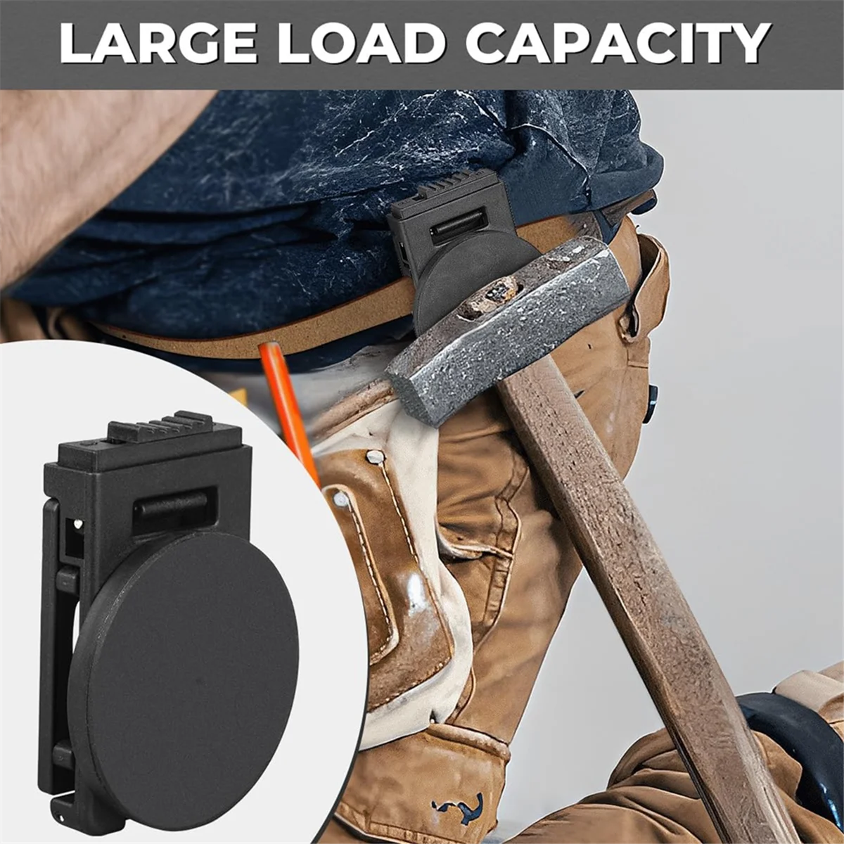 Зажим для ремня 2 шт. аксессуары Магнитный чехол нескользящий Прочный винтов