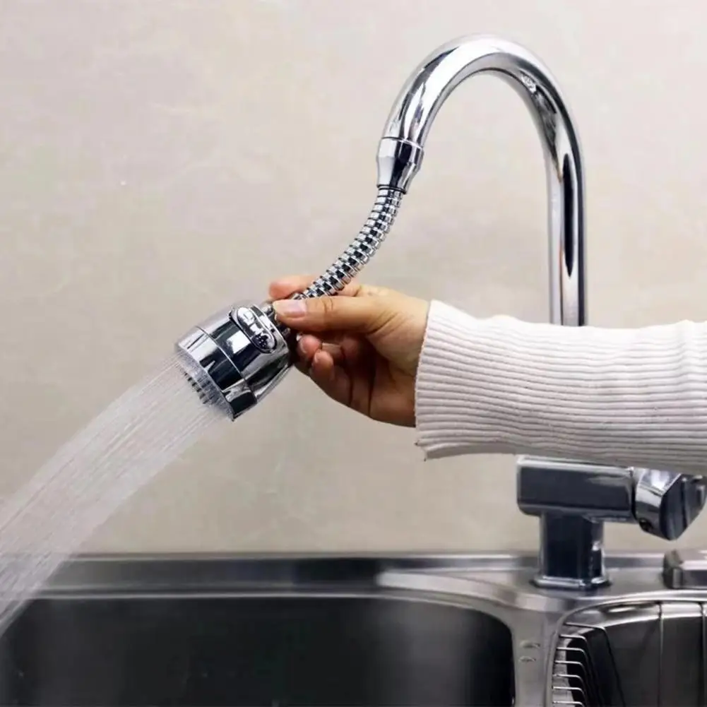 

Water Nozzle Smooth ABS 360 Degree Rotatable Water Tap Aerator Durable Pressurized Faucet