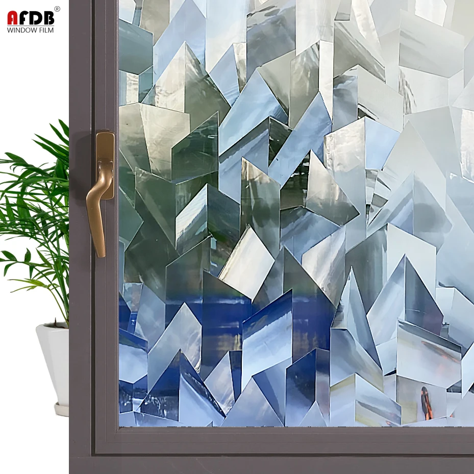 

3D Crystal Window Film Privacy Protection Glass Vinyl Stained Static Adhesive Clings Home Decorative Window Sticker for Glass