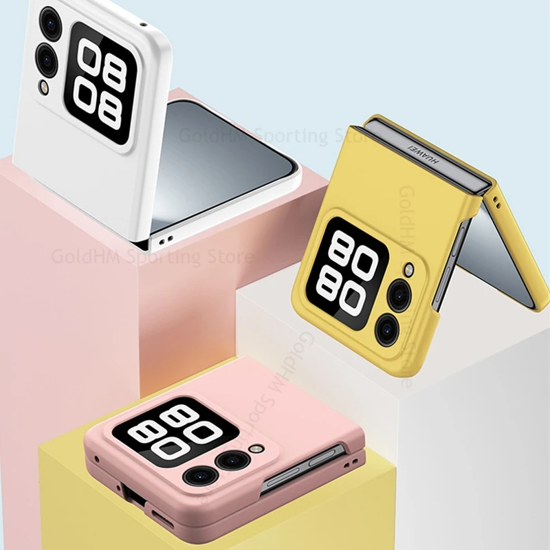 Матовый чехол для телефона ярких цветов Huawei nova Flip Fundas жесткий противоударный из